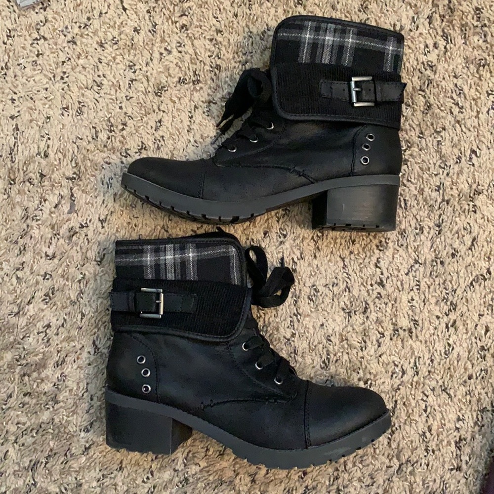 rock & candy black boots 7.5